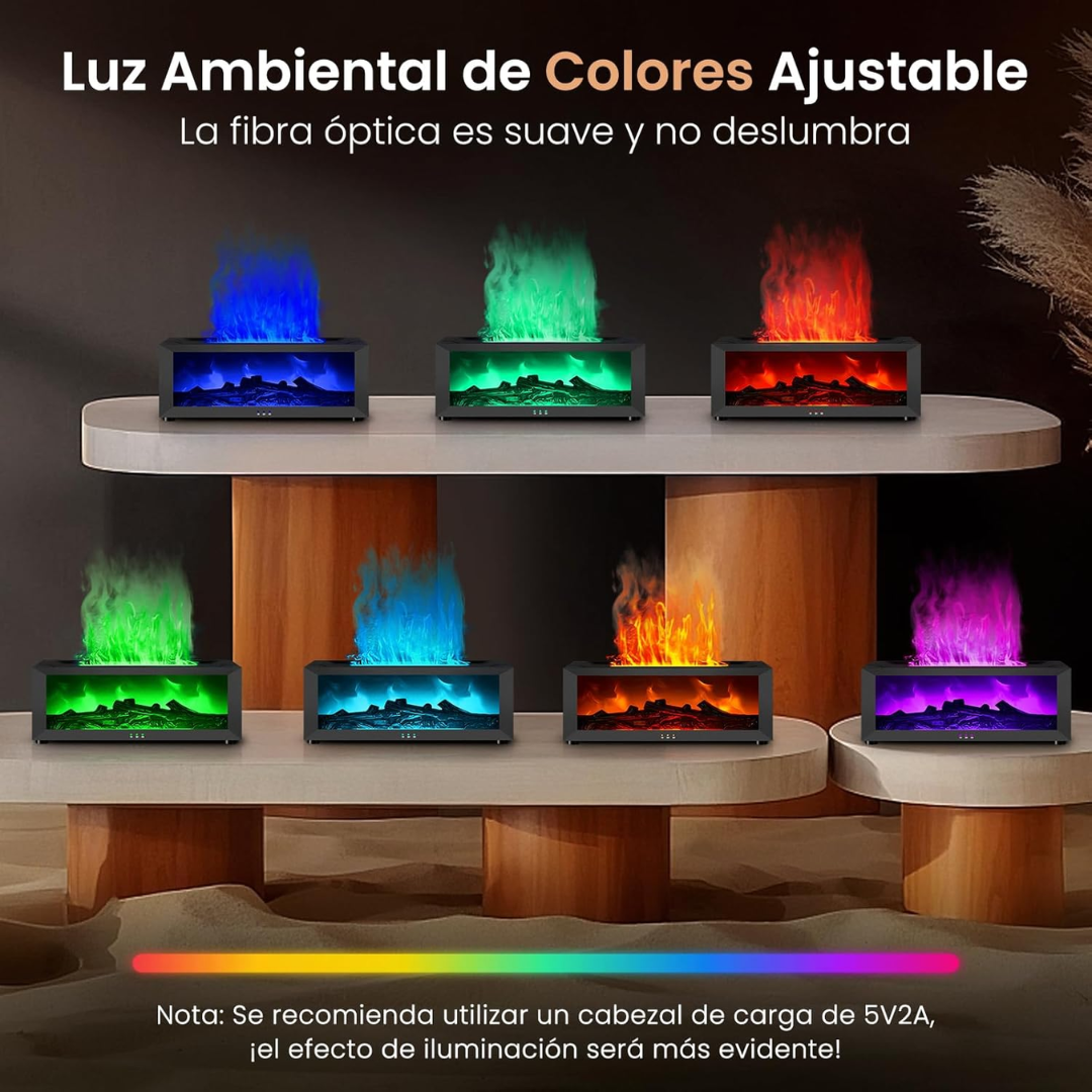 Chimenea Difusora LED Multicolor